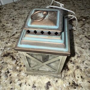 ScentSationals Edison Anchorage Lantern Full Size Wax Warmer Bronze Top 4333